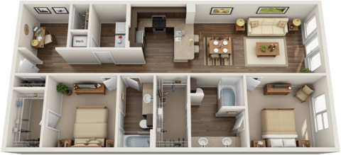 Katy Trail Floor Plan