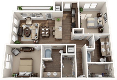 Klyde Warren Floor Plan