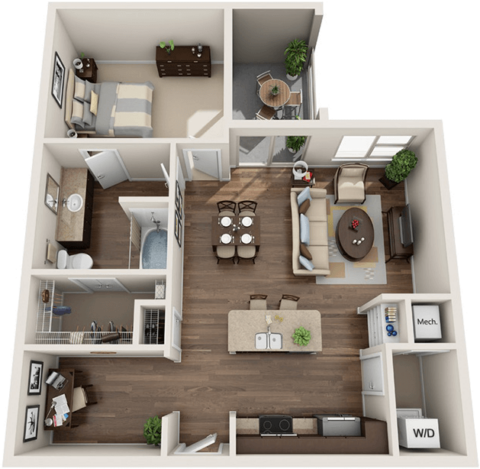 The Cowboy Floor Plan